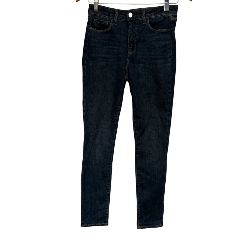 L’AGENCE JEANS BLUE DENIM MARGOT SKINNY HIGH RISE NEW VINTAGE STRETCH USA Sz 26